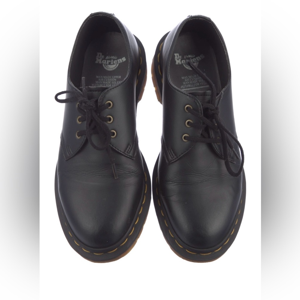 Dr. Martens Black Lace Up Leather Oxfords Loafers